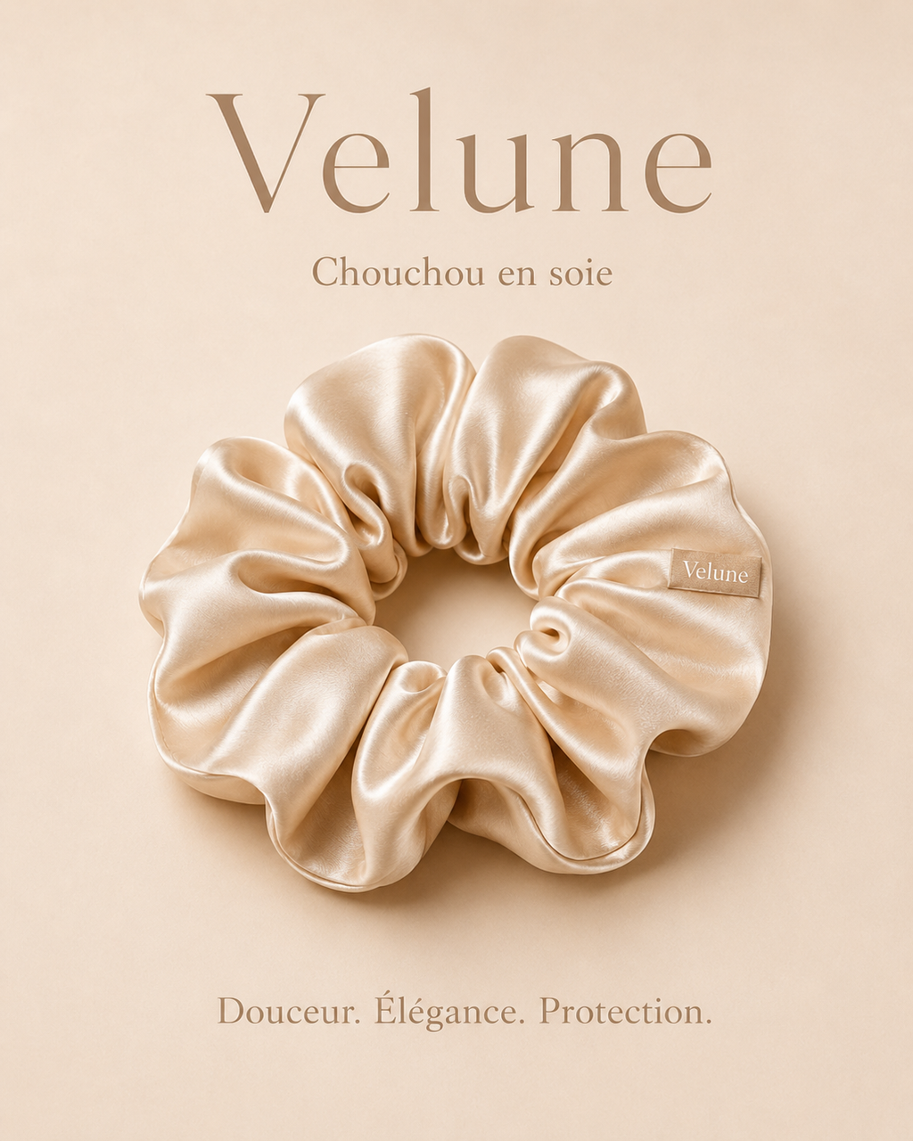 Chouchou en soie de mûrier - Velune